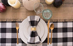 DII Buffalo Check Collection, Classic Farmhouse Tablecloth, 60 x 104, Black & White - Image 4