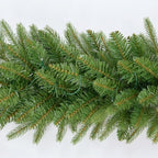 9FT Pre-Lit Artificial Christmas Garland with 50 LED Light Battery Operated, Holiday Decorations with 300 Tip Branch, for Indoor Door Home Stairs Fireplaces Wall - Image 4