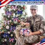 Daifunli 48 Pcs 6 Inch Patriotic Bows for Wreaths - Image 5