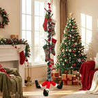 Christmas Wooden Stocking Holder Stand, Freestanding Stocking Rack Kit - Image 6