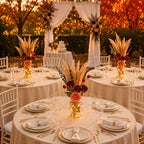 3 Set Fall Table Centerpiece, Autumn Thanksgiving Table Decor for Wedding - Image 3