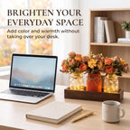 Fall Mason Jar Table Centerpieces with LED Fairy Lights, Fall Decor - Image 7