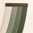 Achart Large Macrame Wall Hanging Dip Dyed Yarn Tapestry Ombre Yarn - Image 3