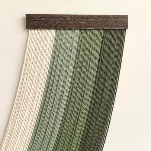 Achart Large Macrame Wall Hanging Dip Dyed Yarn Tapestry Ombre Yarn - Image 3