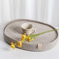 Oval Cotton Rope Placemat Set (7, Taupe Mix) by ArtPineconeHome