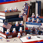 Soulchen 100 Pcs Mini Patriotic Eagle Duck Figurine Bulk - Image 2