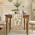 Patdrea Designer Vintage French Velvet Table Runner,12"X102"-Cullom - Image 6