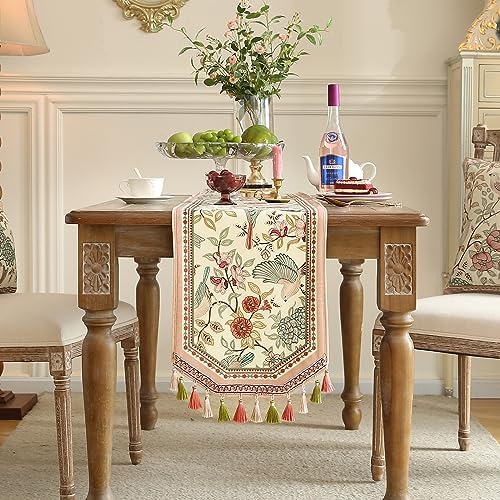 Patdrea Designer Vintage French Velvet Table Runner,12"X63"-Cullom - Image 6