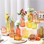 Yaomiao 30 Pcs Glass Bud Vases Centerpieces, Orange Yellow Series - Image 6