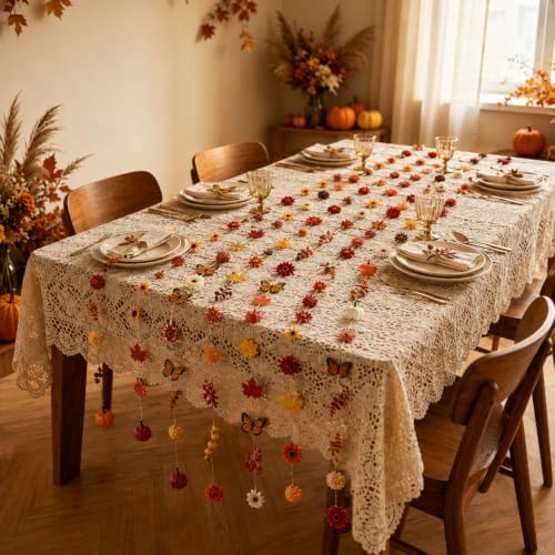 6 Pcs Flowers Garlands Fall Hanging Flowers for Decoration - Image 5