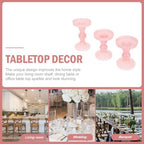Fomiyes Glass Candle Holder Set 3 Pcs Candlestick Holders Decor for Home - Image 5