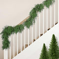 2 Pcs Christmas Norfolk Pine Garland, 6 Ft Dense Pines Realistic Touch Garland Ornaments, Greenery Artificial Pine Cypress Garlands for Christmas Holiday Mantle Fireplace Table Home Decor by PurpleStar