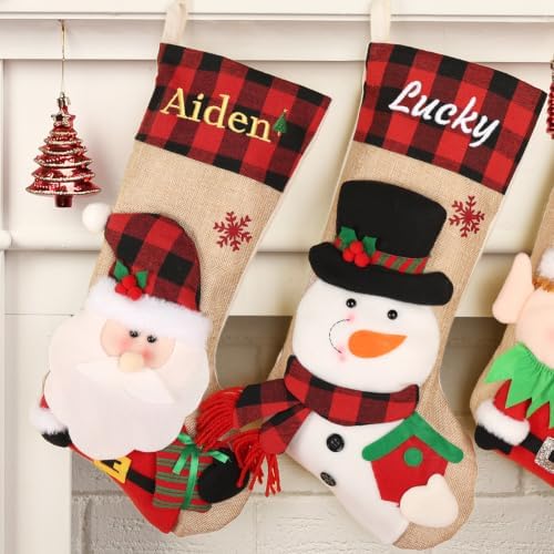Personalized Christmas Stockings,Custom Christmas Stocking for Family(3pc) - Image 3