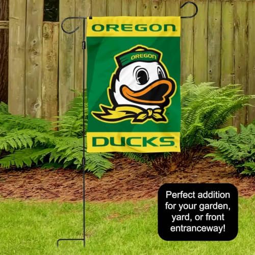Oregon Garden Banner Flag with Flag Pole Stand Set - Image 5
