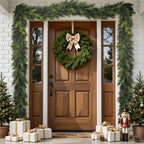 SHareconn 5.9FT Artificial Christmas Cedar Garland Decoration, Realistic Faux Cypress Greenery Garland for Winter Mantle Table Stairs Railing Fireplace Holiday Indoor Outdoor Decor, 5.9 FT - Image 5