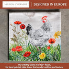 Maison d' Hermine Cloth Napkins Set of 4 Reusable 100% Cotton (20" x 20") - Image 2