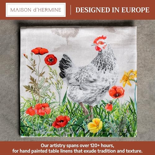 Maison d' Hermine Cloth Napkins Set of 4 Reusable 100% Cotton (20" x 20") - Image 2