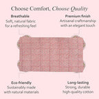 Cotton Print Club-100% Pure Cotton Tablecloth Table Cover - Indian Hand Block Printed Rectangle - for Wedding, Mothers Day Poppy Pink 160" x 72" (Rectangular) - Image 6