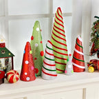 Marsui 6 Pcs Christmas Cone Trees Decorations, 11.8" 10" 6.8" 4.13" - Image 4
