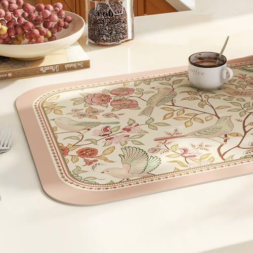 patdrea Designer Vintage French PVC Placemats Set of 6,12"x17"-Kulom A - Image 3