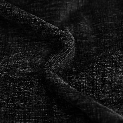 CaliTime Decorative Couch Throw Pillow Covers 24 X 24 Inches Black - Image 2