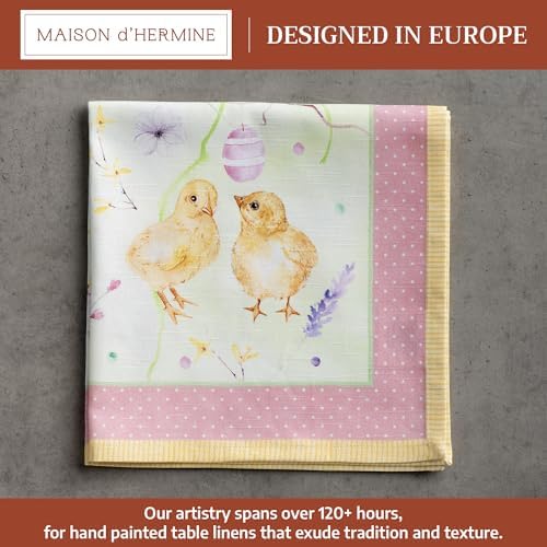 Maison d' Hermine Cloth Napkins Set of 4 Reusable 100% Cotton (20" x 20") - Image 2