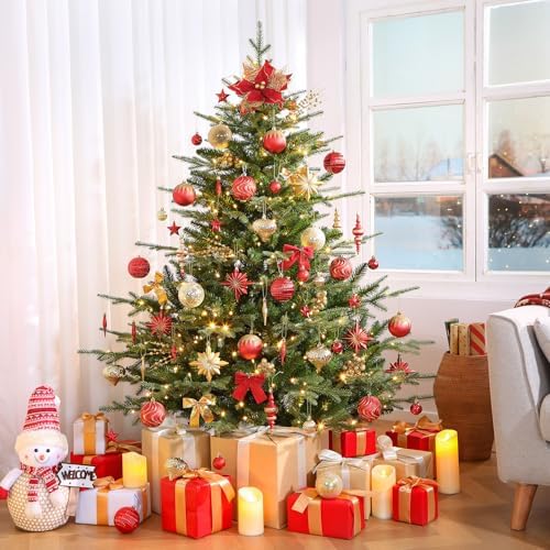 SHareconn 80Pcs Christmas Tree Ornaments Set Christmas Tree Decorations - Image 4