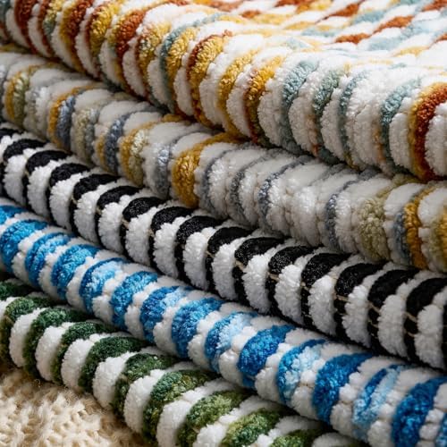 AmHoo Set of 2 Boho Chenille Pillow Cover Decorative Tufted Pillowcase for Couch Bed Sofa Bedroom Living Room Modern 20 x 20-Inch Sage Green - Image 6