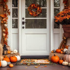 12Pcs Doormat Inserts Seasonal Entrance Doormats Interchangeable Welcome Doormats Welcome Mat Outdoor for Fall Christmas Front Door Outdoor Indoor 22in x 10in All Season and Holiday - Image 2