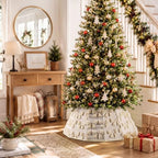 Soulchen Faux Fur Christmas Tree Collar - Image 6
