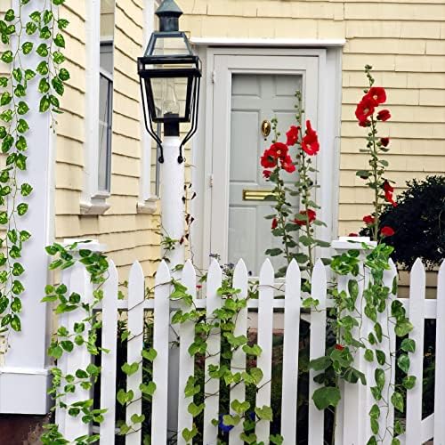 CQURE 72 Pack 504Ft Artificial Ivy Garland, Fake Vines UV Resistant Greenery Leaves Fake Plants Hanging Aesthetic Vines for Home Garden Wall Room Decor - Image 3