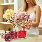 KissYou Acrylic Box With Lid 24 Pieces Small Clear Square Cube Jewelry Storage Box Wedding Party Gift Candy Boxes - Image 6