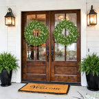 26 Inch Large Greenery Eucalyptus Boxwood Wreaths Artificial Easter Summer Spring Wreaths for Front Door Outdoor All Season Spring Decorations for Home Porch Room Window Wall Farmhouse (Berries) - Image 5