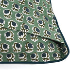 Ridhi Block Print Basil Green Pillow Cover 18" x 18" (Pack of 2) Decorative Couch Pillows for Living Room, Chic Boho Cute Outdoor Pillows Covers Gifts for Spring, Easter and Valentine - Image 6