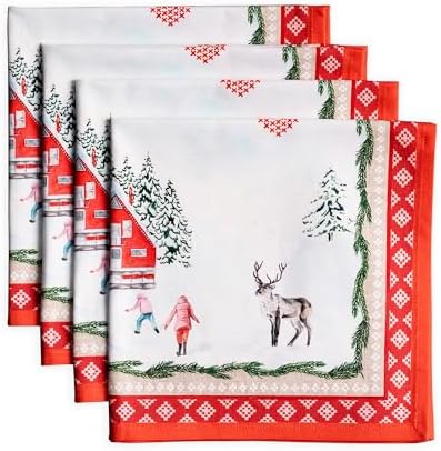 Maison d' Hermine Cloth Napkins Set of 4 Reusable 100% Cotton (20" x 20") by MaisondHermine