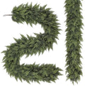 Alupssuc 2PCS 9FT Christmas Garland, Encrypting Real Touch Cedar Garland by Alupssuc