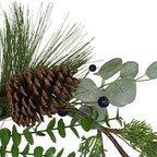 Northlight Real Touch™ Eucalyptus Pine Artificial Christmas Garland 5' x 8" - Image 4