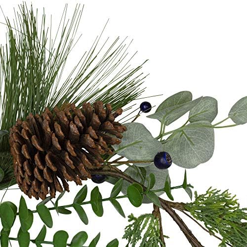 Northlight Real Touch™ Eucalyptus Pine Artificial Christmas Garland 5' x 8" - Image 4
