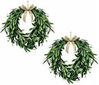 Heart Shaped Artificial Olive Leaf & Fruit Wreath (2PS 16in) by WCCDXGP