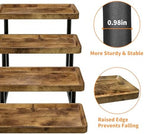 4 Tier Cupcake Stand, 15.7" Large Wooden Serving Tray - Image 4