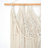 Mkono Macrame Wall Hanging Boho Home Decor Chic Woven Decoration for Bedroom Living Room Apartment Dorm Gallery Perfect Handmade Christmas Gift Ideas, 1 Pack, Large Size, 36"x35" - Image 6