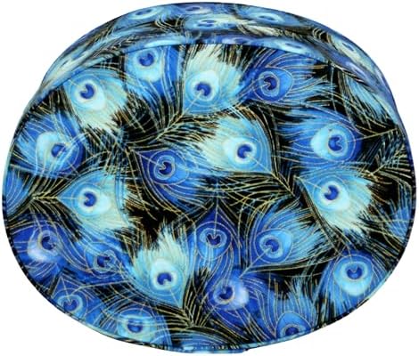 Sarah's Hat Boxes – Peacock Feathers Decorative Gift Box | Elegant Reusable Storage Boxes for Gifts, Keepsakes, Jewelry, or Special Items | Unique Printed Design - Image 4