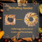 Fall Wreath 22-24inch Autumn Door Wreath for Home Front Door Decor - Image 4