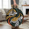 30 Inch Round Storage Bag 1 Pack,Polynesia Sea Turtle Waterproof Wreath Storage Container with Handles&Zipper Traditional Tribe Ocean Life Closet Organizer Bags Garland Box by Unknown
