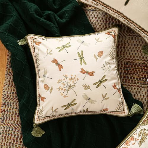 ISAENNE Designer Velvet Throw Pillow Covers,18"x18" Set of 2-Grace B - Image 6