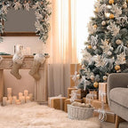Cindeer 100 Pcs Christmas Tree Picks Sprays Glitter 10.2 in,Champagne Gold - Image 5