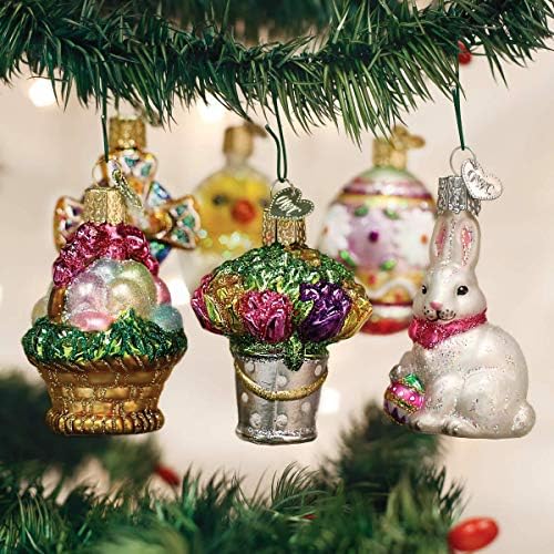 Old World Christmas Ornaments: Mini Ornamen Sets Glass Blown Ornaments for Christmas Tree, Easter Set - Image 2