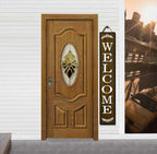 64 * 8 Inch - Welcome Sign for Front Door - Large Rustic Wood Plank Set, Standing & Hanging Porch Decor, Indoor/Outdoor - Image 3