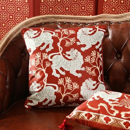 patdrea Designer Velvet Throw Pillow Cover,Set of 2,18"x18"-ClarenceA - Image 2