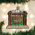 Old World Christmas Grand Teton National Park Glass Blown Ornaments for Christmas Tree - Image 2